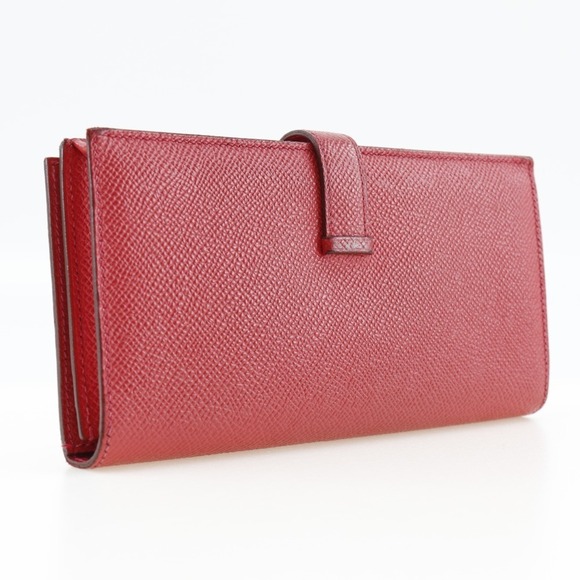 HERMES Red Bean Wallet - Picture 3 of 10